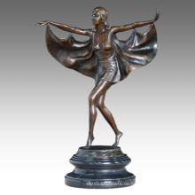 Tänzerin Figur Statue Fly Lady Bronze Skulptur TPE-458